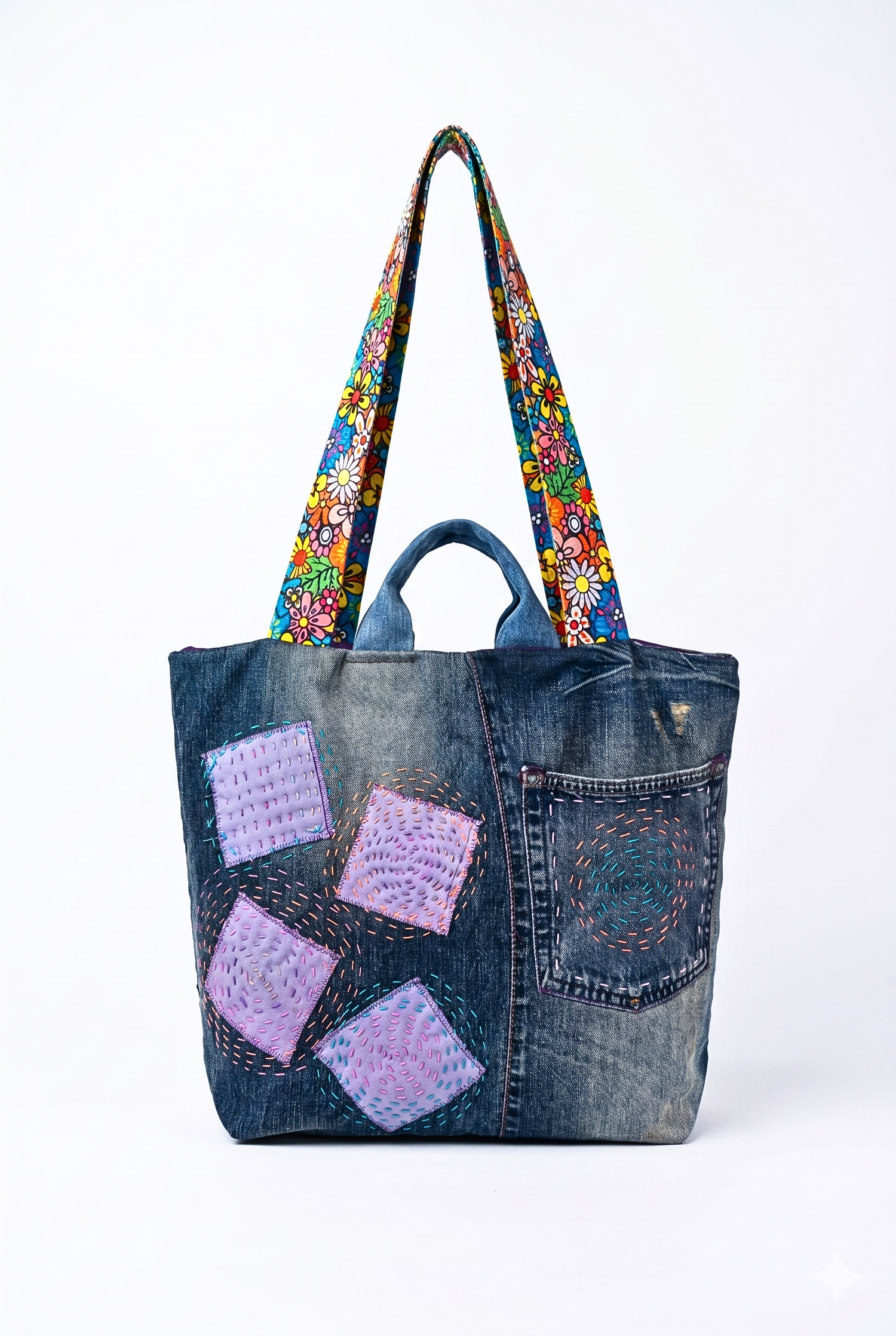 Sashiko & Texture Dikey Görsel