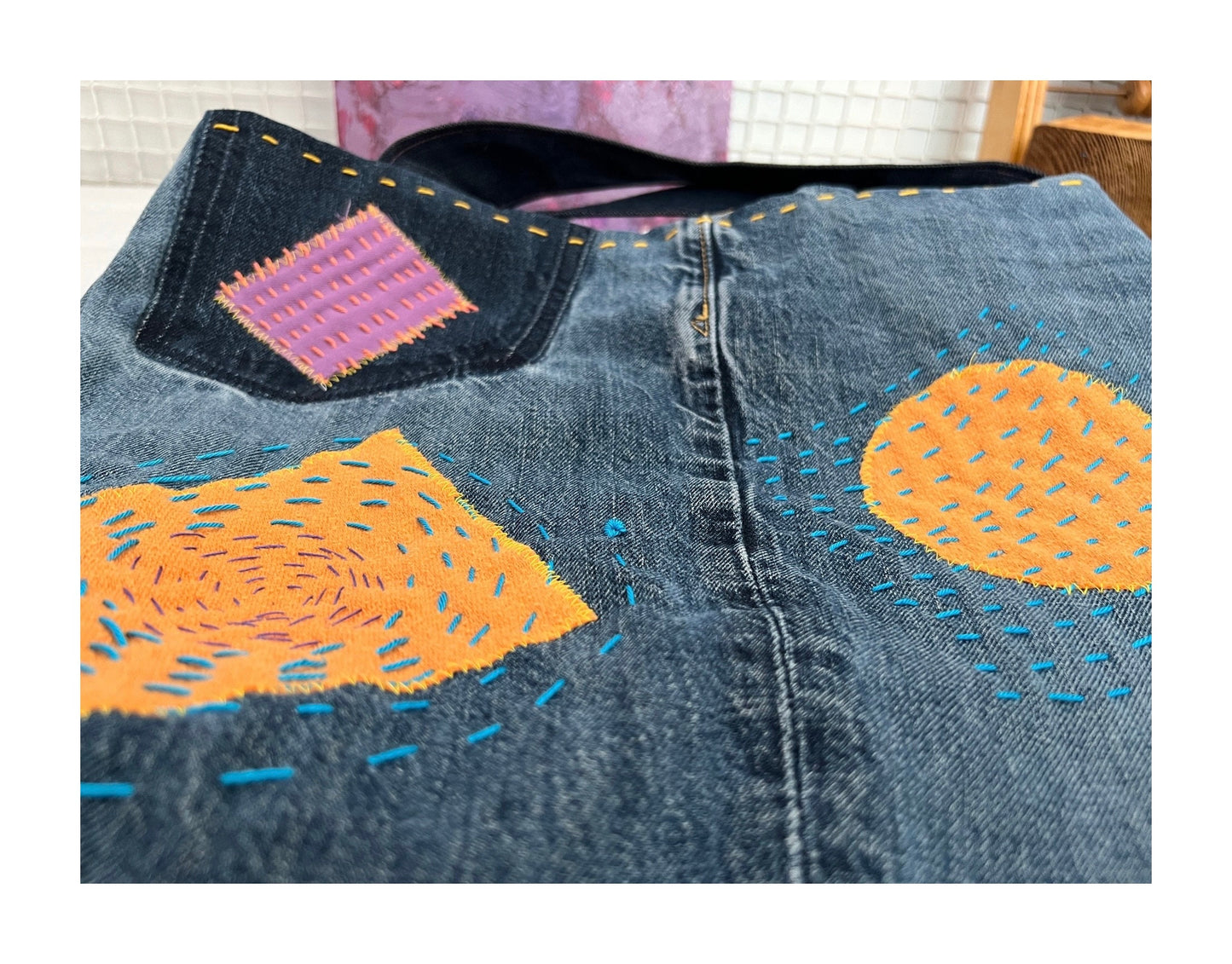 Sashiko & Texture Seri : SIMPLY ORANGE