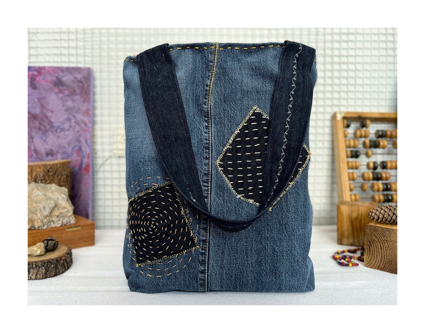 Sashiko & Tekture Serisi: YELLOW RAIN