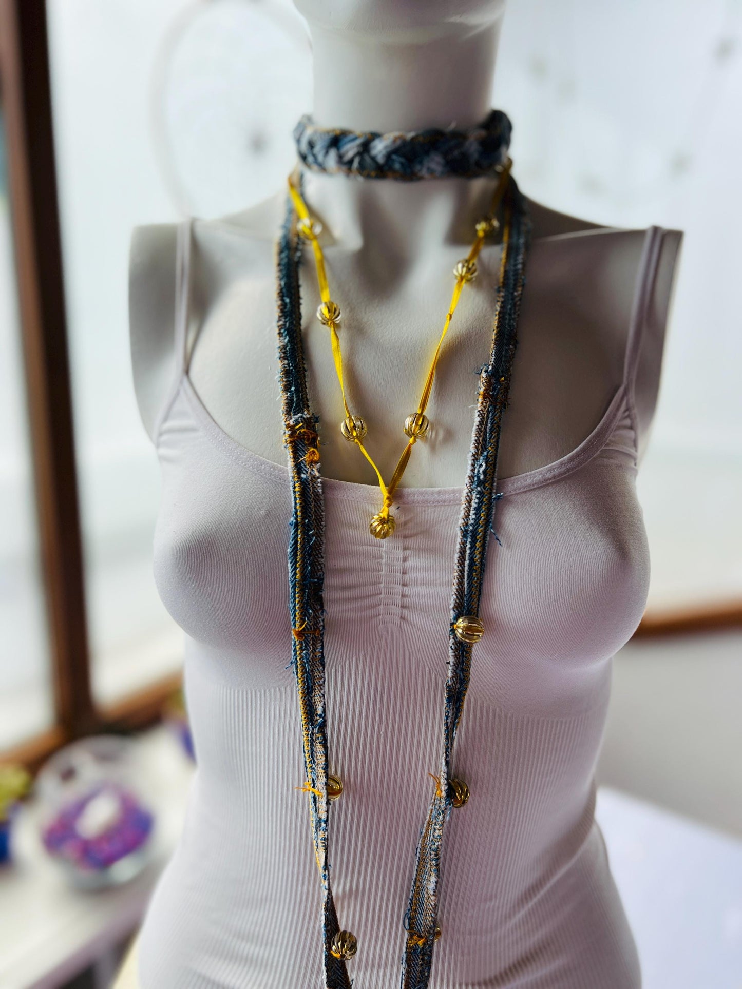 Denim Takı Seri : SARIŞIN
