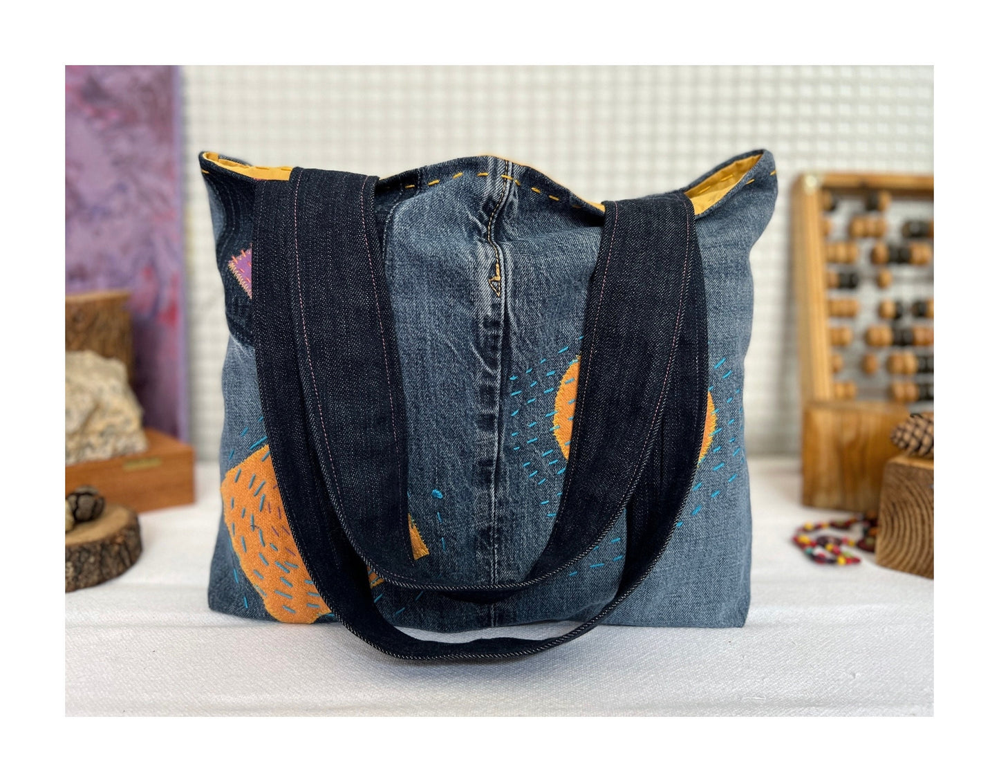 Sashiko & Texture Seri : SIMPLY ORANGE