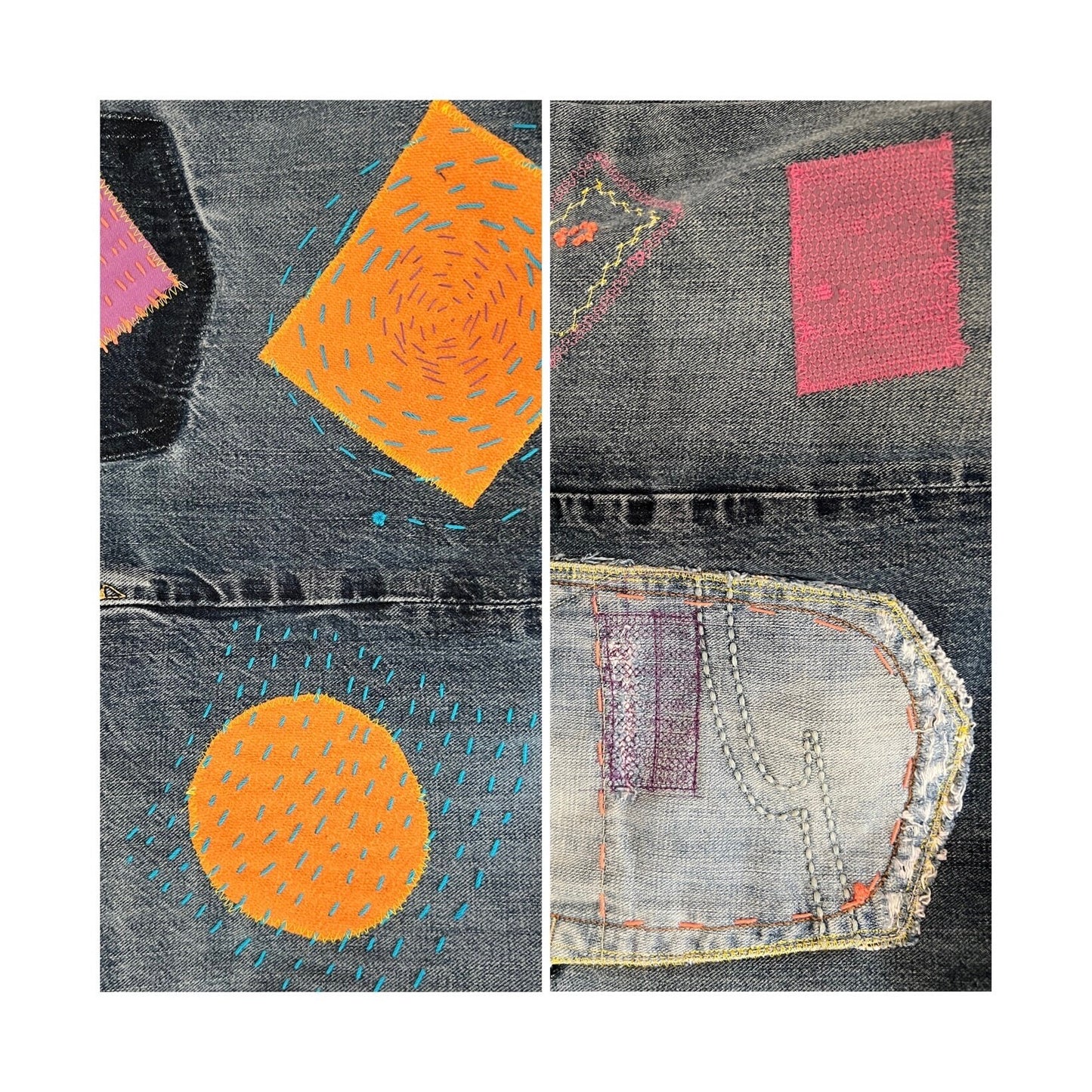 Sashiko & Texture Seri : SIMPLY ORANGE