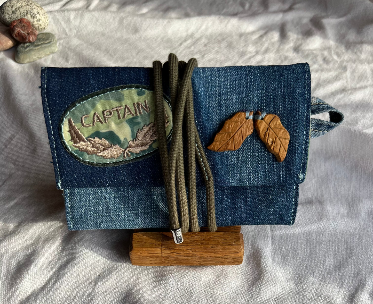 Denim Tütün Kesesi / Captain