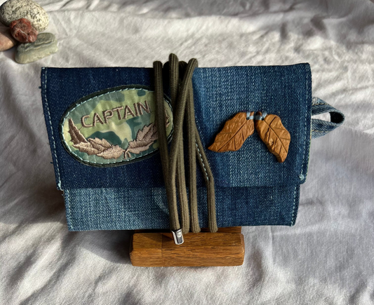Denim Tütün Kesesi / Captain