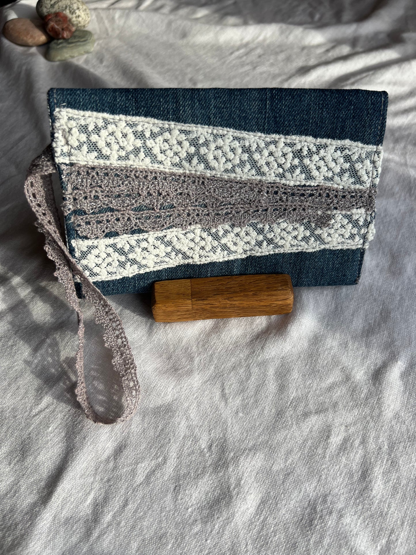 Denim Tütün Kesesi / Bride to be