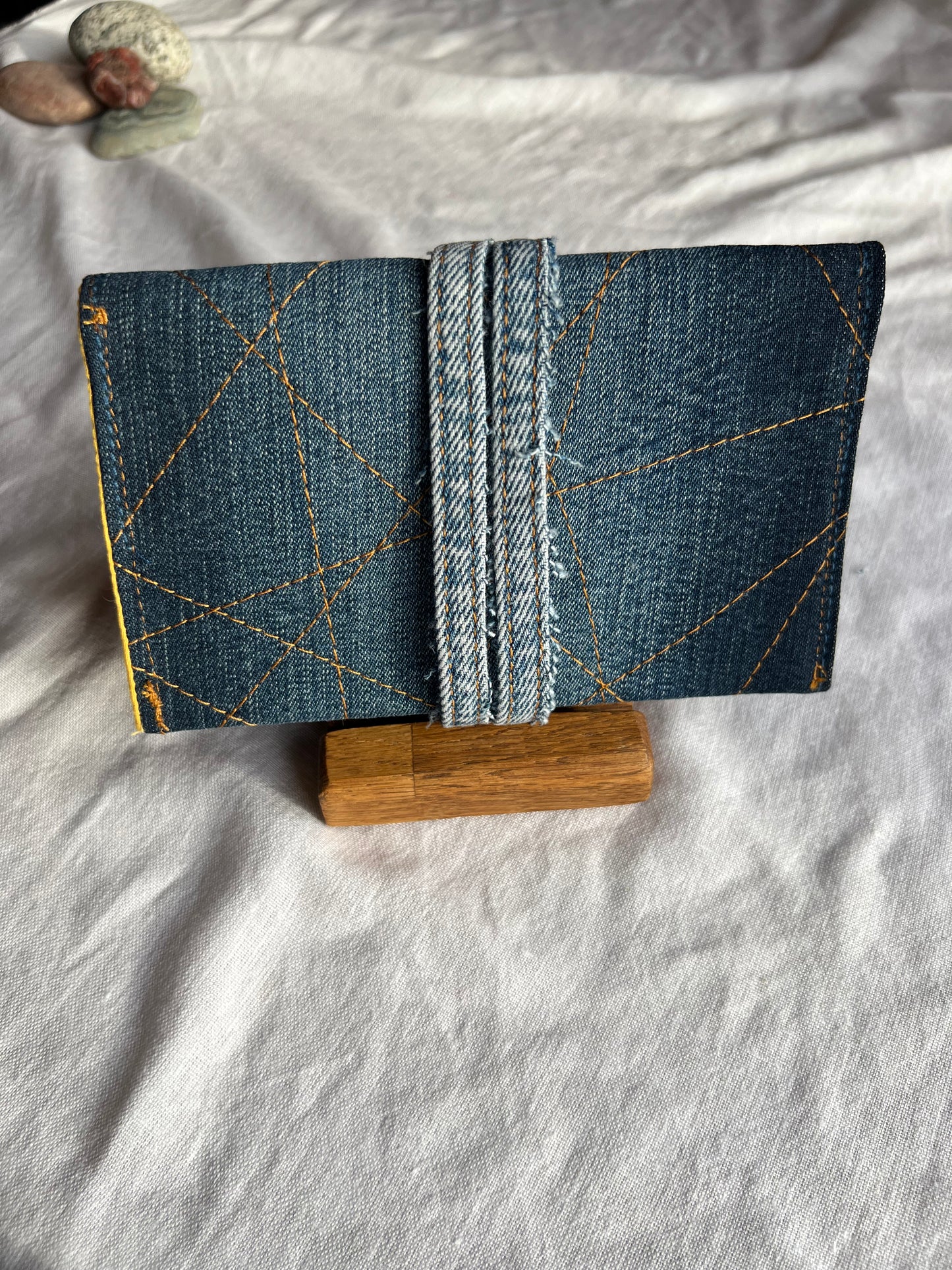 Denim Tütün Kesesi / Buttons