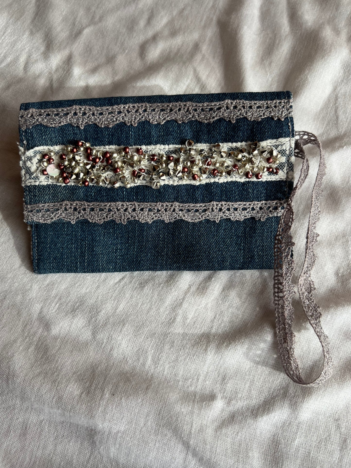 Denim Tütün Kesesi / Bride to be