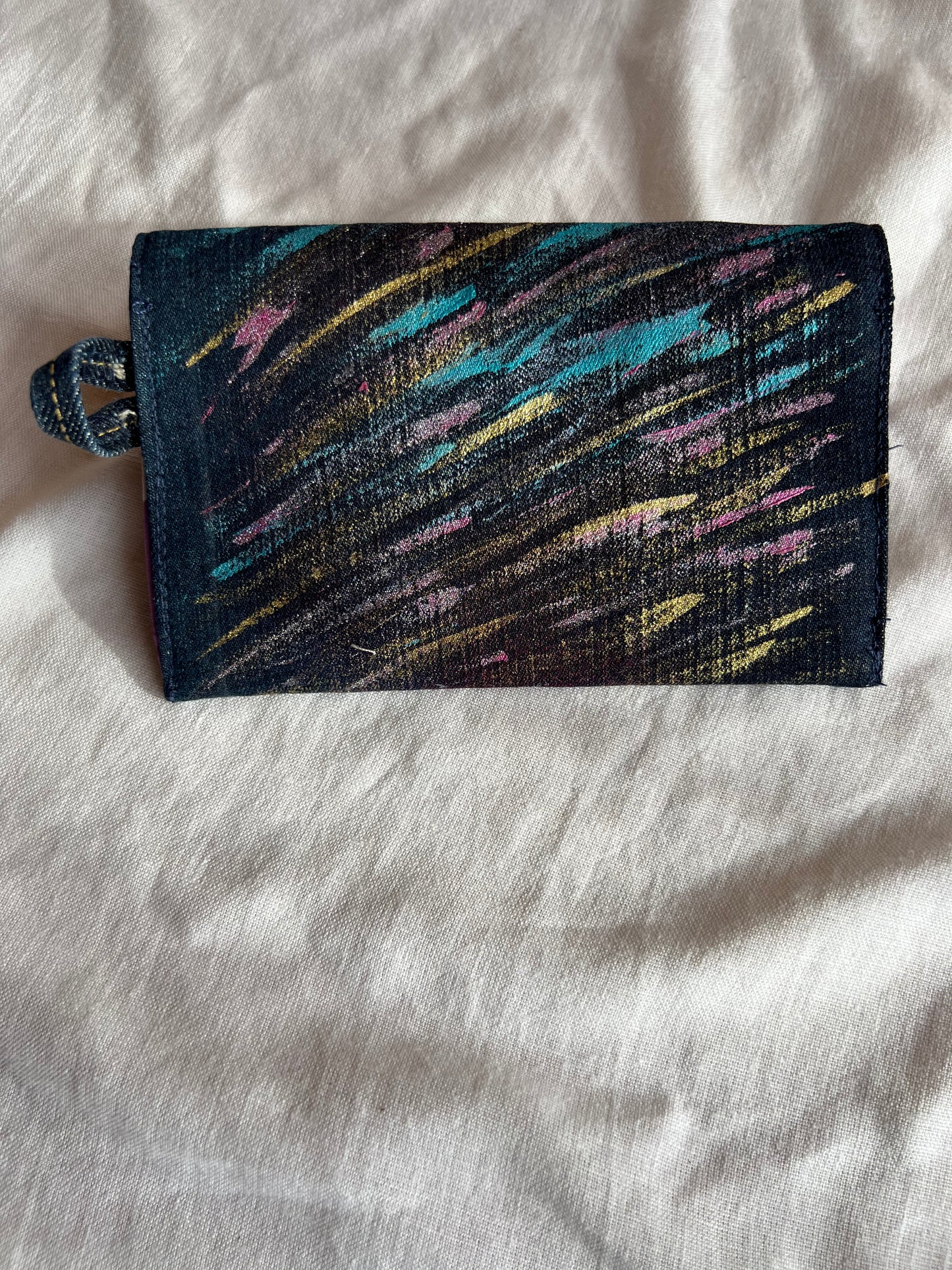 Denim Tütün Kesesi / Splash