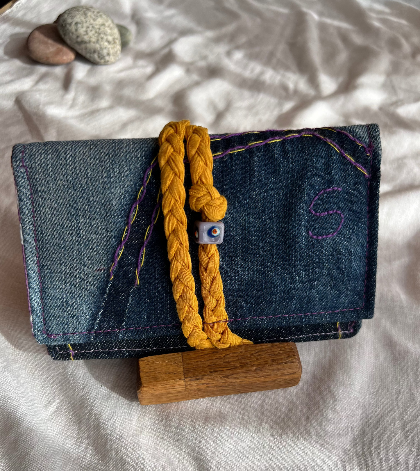 Denim Tütün Kesesi / S