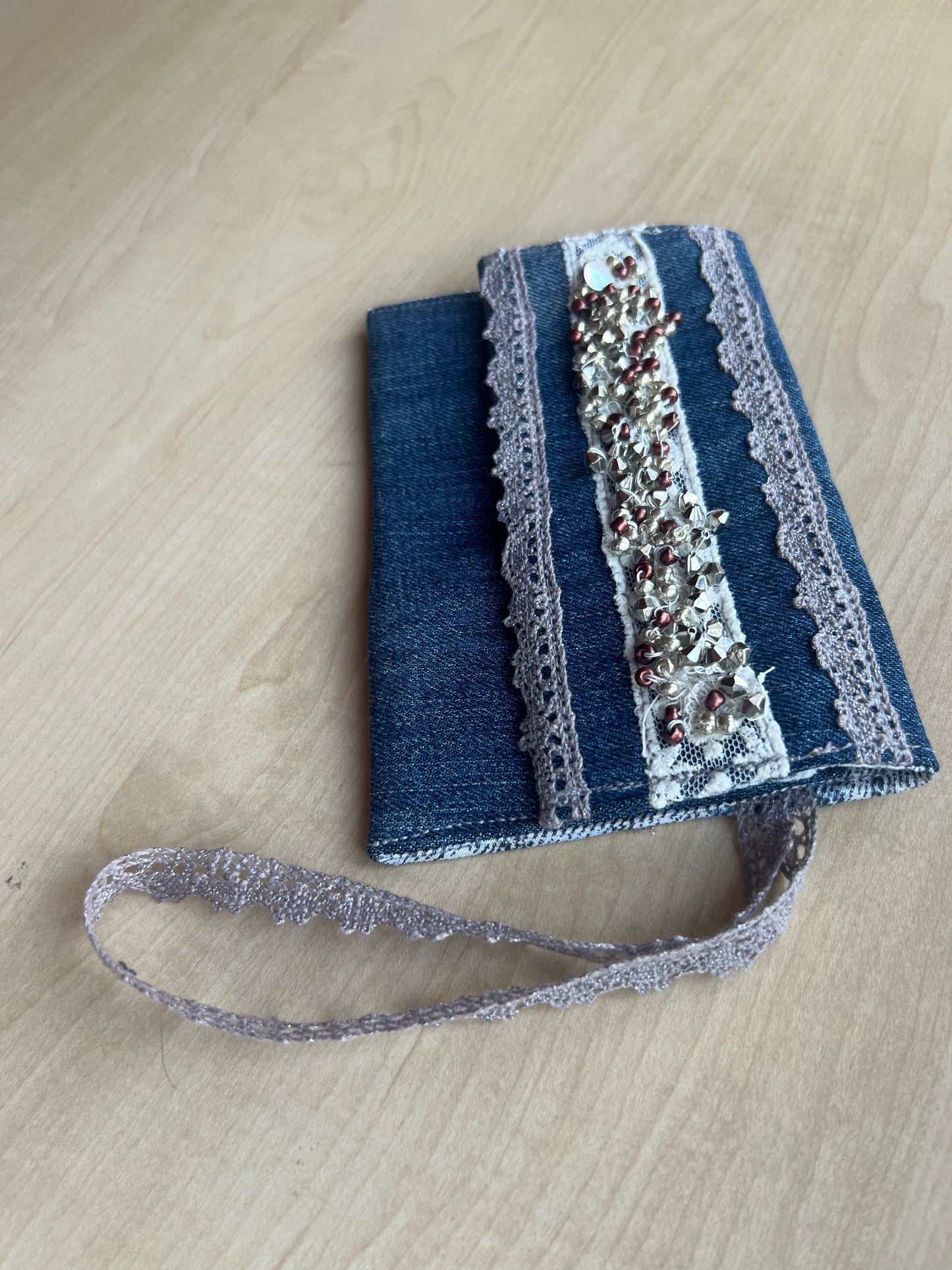 Denim Tütün Kesesi / Bride to be