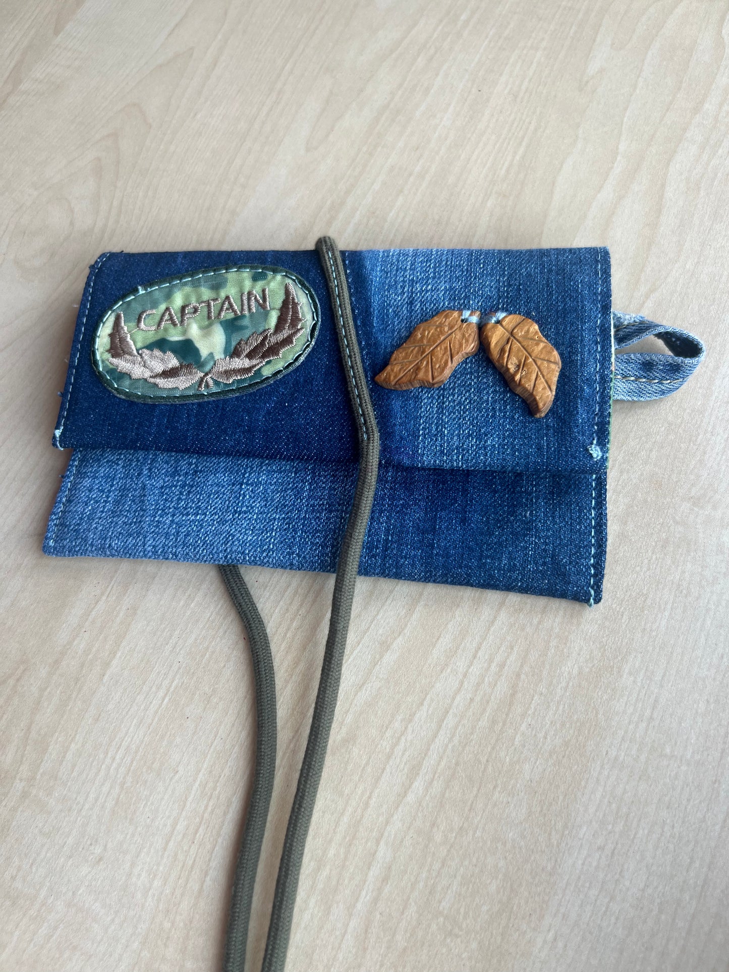 Denim Tütün Kesesi / Captain