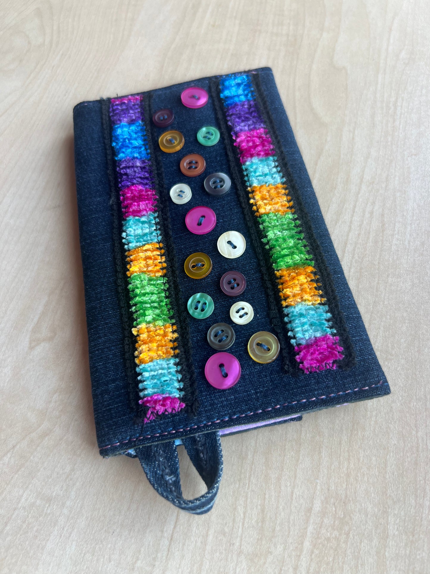 Denim Tütün Kesesi / Rainbow