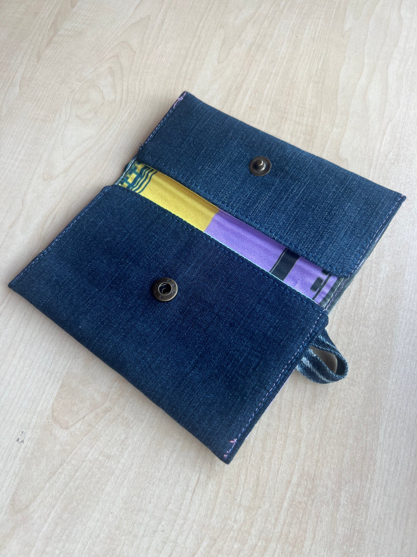 Denim Tütün Kesesi / Rainbow