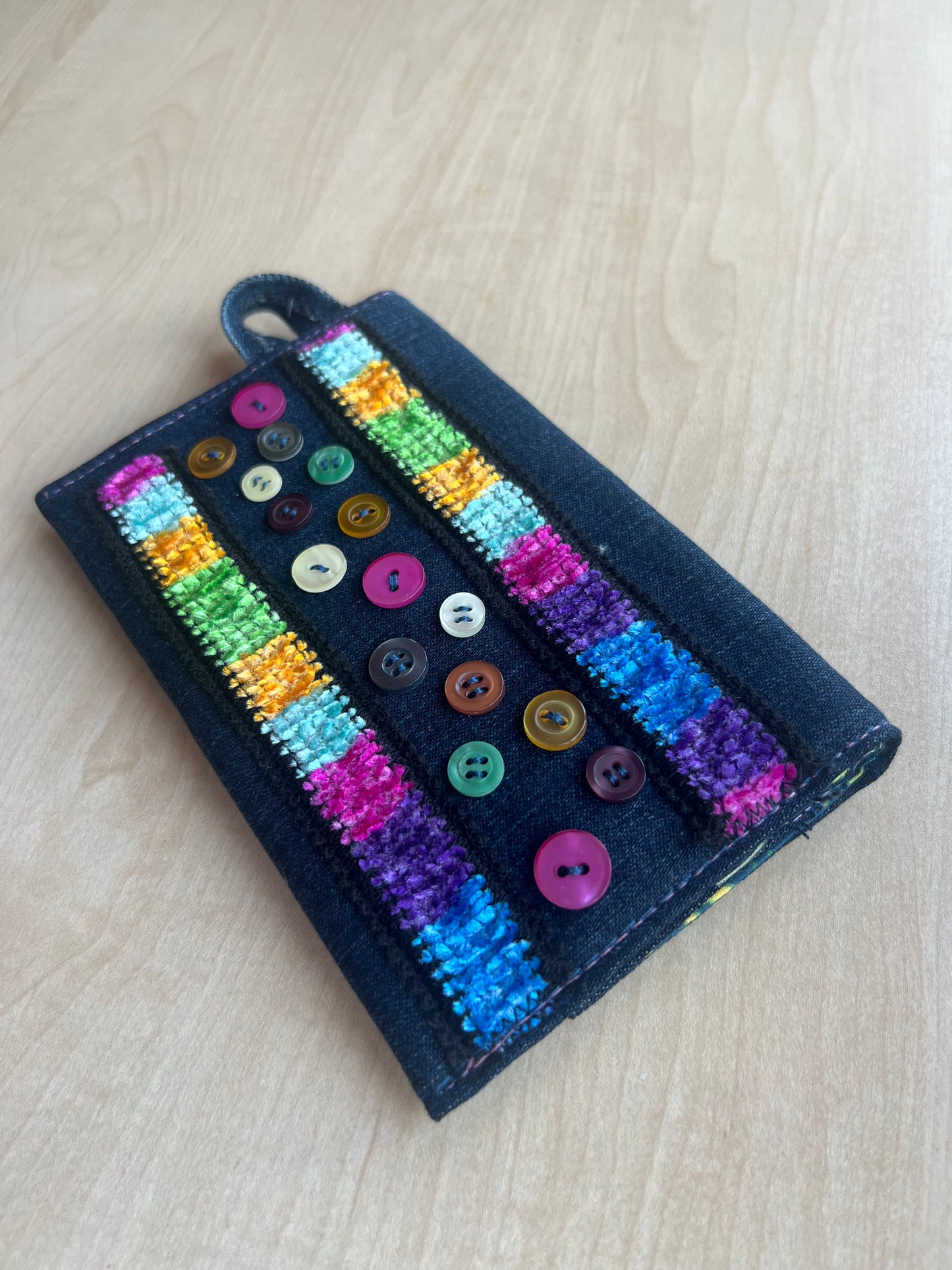Denim Tütün Kesesi / Rainbow