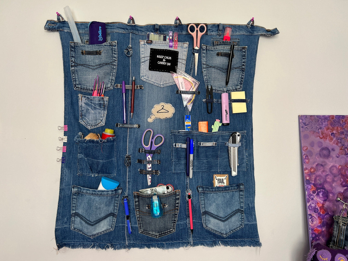 Denim Ev Dekoru Seri : ORGANİZE