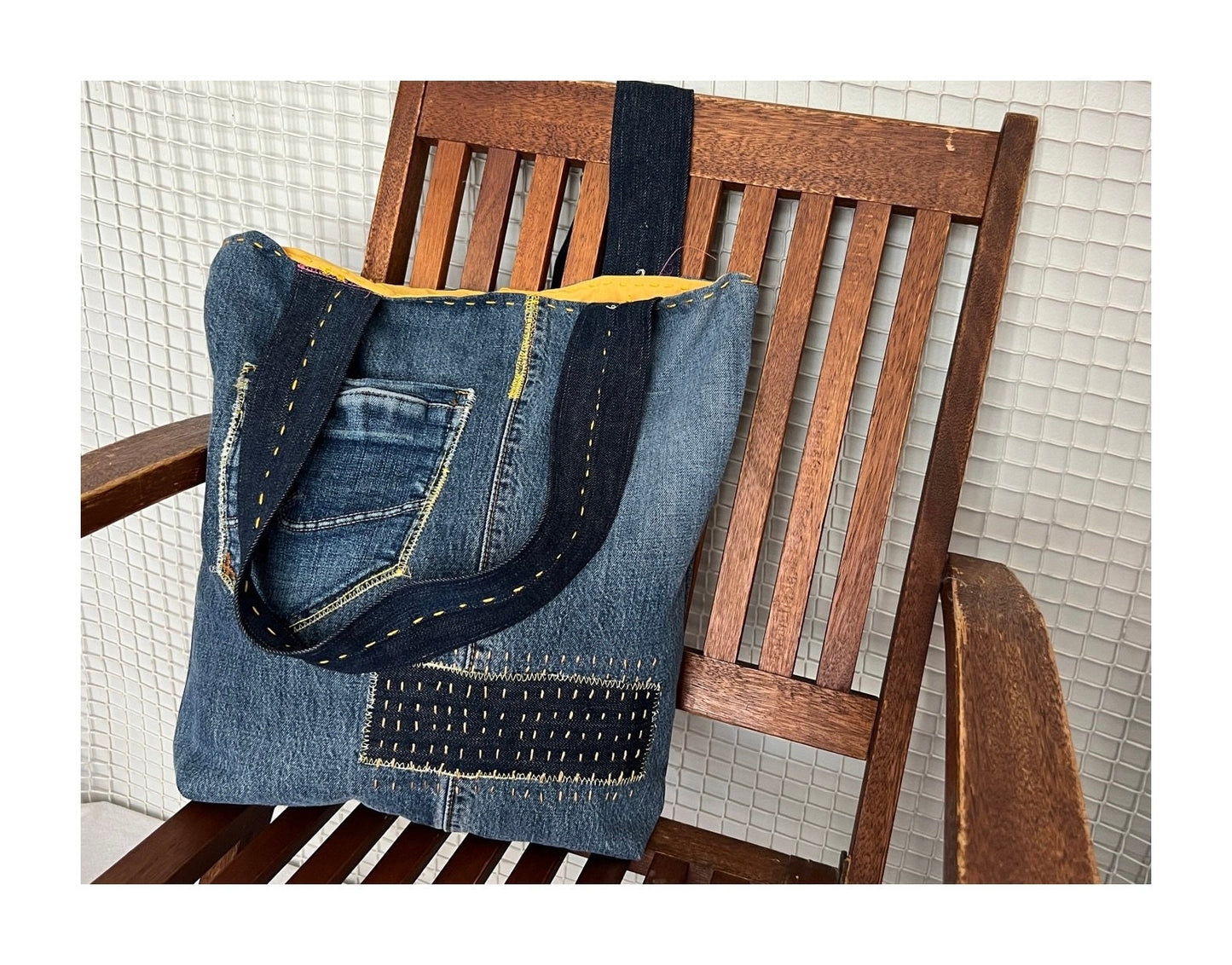 Sashiko & Tekture Serisi: YELLOW RAIN